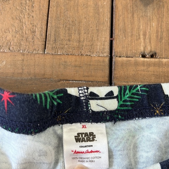 Hanna andersson adult Star Wars ornament pajama bottoms - Picture 4 of 6